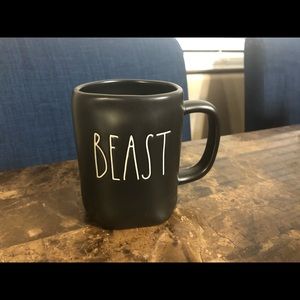 Rae Dunn BEAST Black Mug